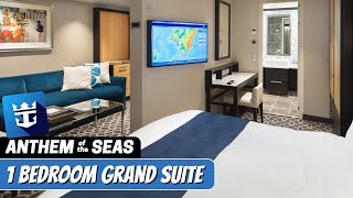 Anthem of the Seas | 1Bedroom Grand Suite Tour & Review 4K | Royal Caribbean