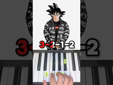 Dragon Ball Z Ultra Instinct Theme Piano Tutorial #shorts