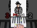 Dragon Ball Z Ultra Instinct Theme Piano Tutorial Shorts