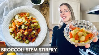 Broccoli Stem Stirfry