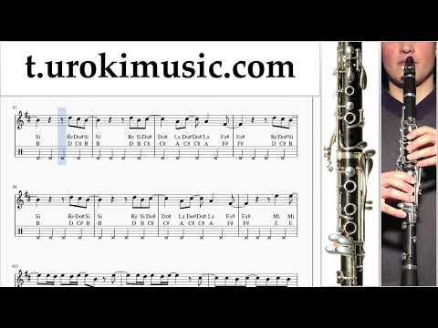 How to play Miley Cyrus - Flowers on Clarinet Tabs Notes Solo