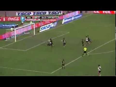 Las chances de Teo y Lanzini. River 1 - San Lorenzo 0. Fecha 5. Torneo Final 2014. FPT