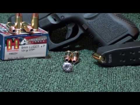 Hornady 124gr XTP American Gunner Ballistic test