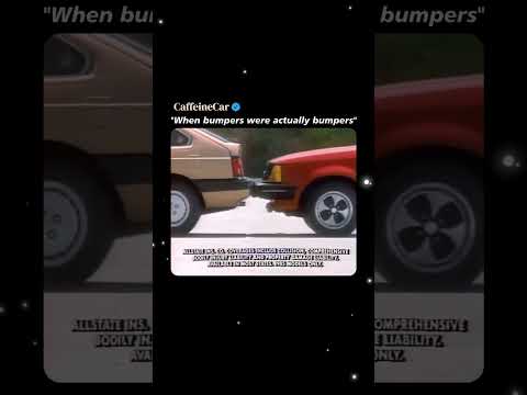 When bumpers were actually bumpers  #caffeinecar #youtubeshorts #bumper