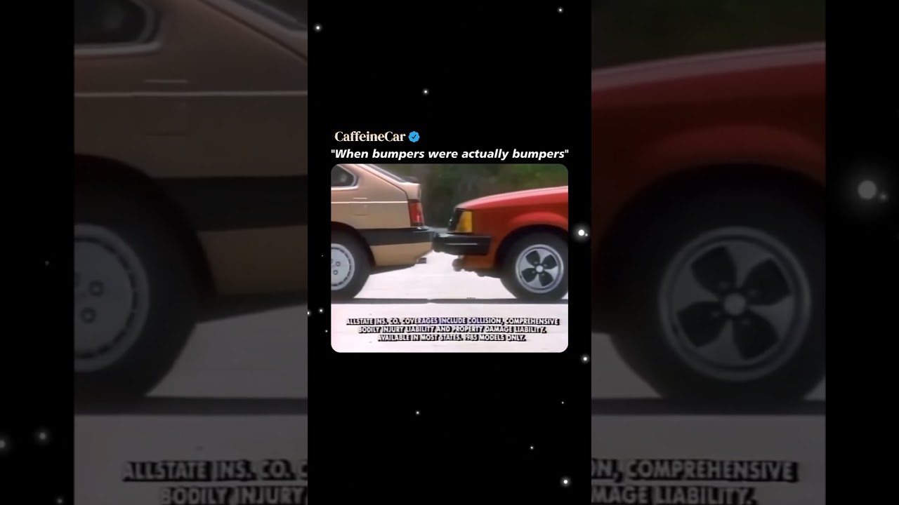 When bumpers were actually bumpers  #caffeinecar #youtubeshorts #bumper