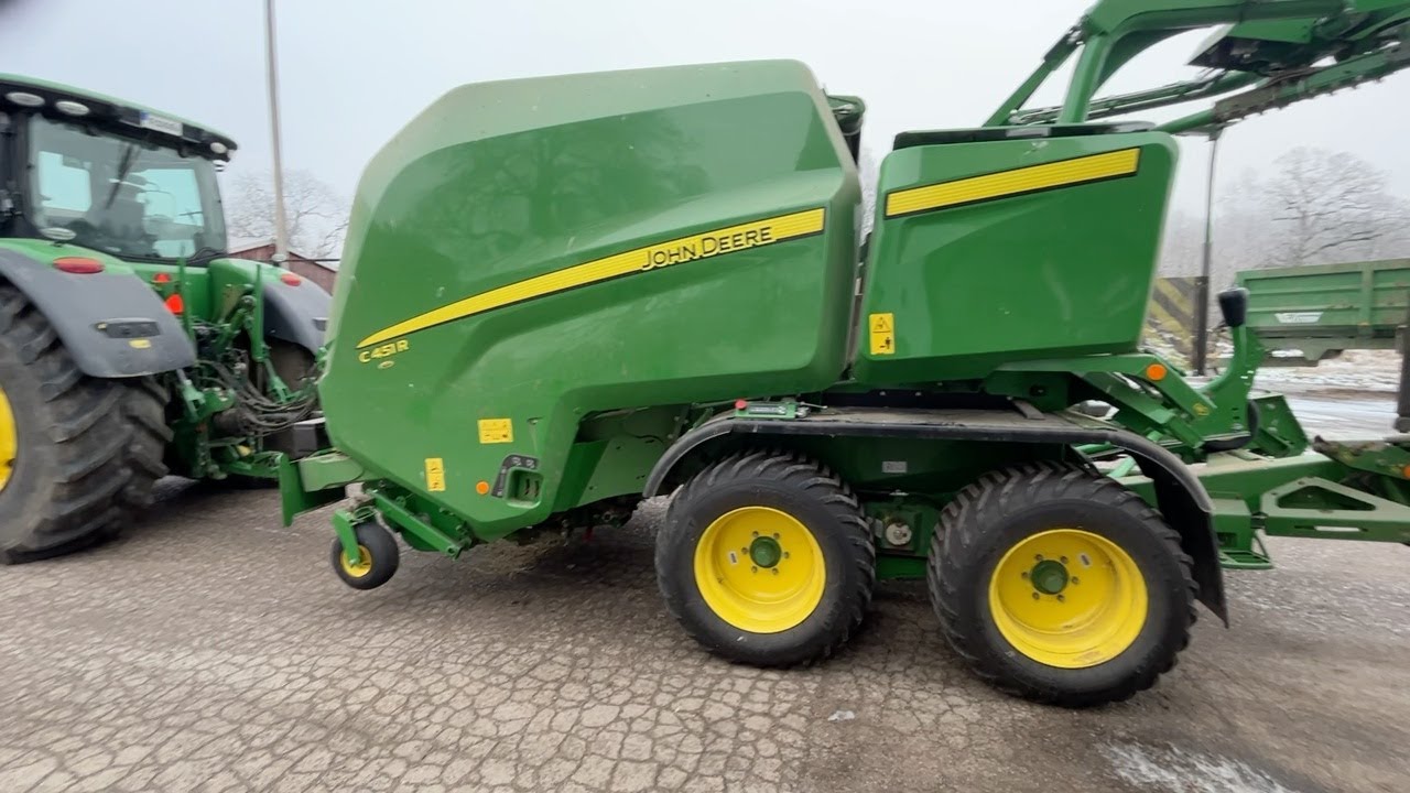 Flexinplastarpress/Rundbalspress John Deere C451R, Svalöv, K