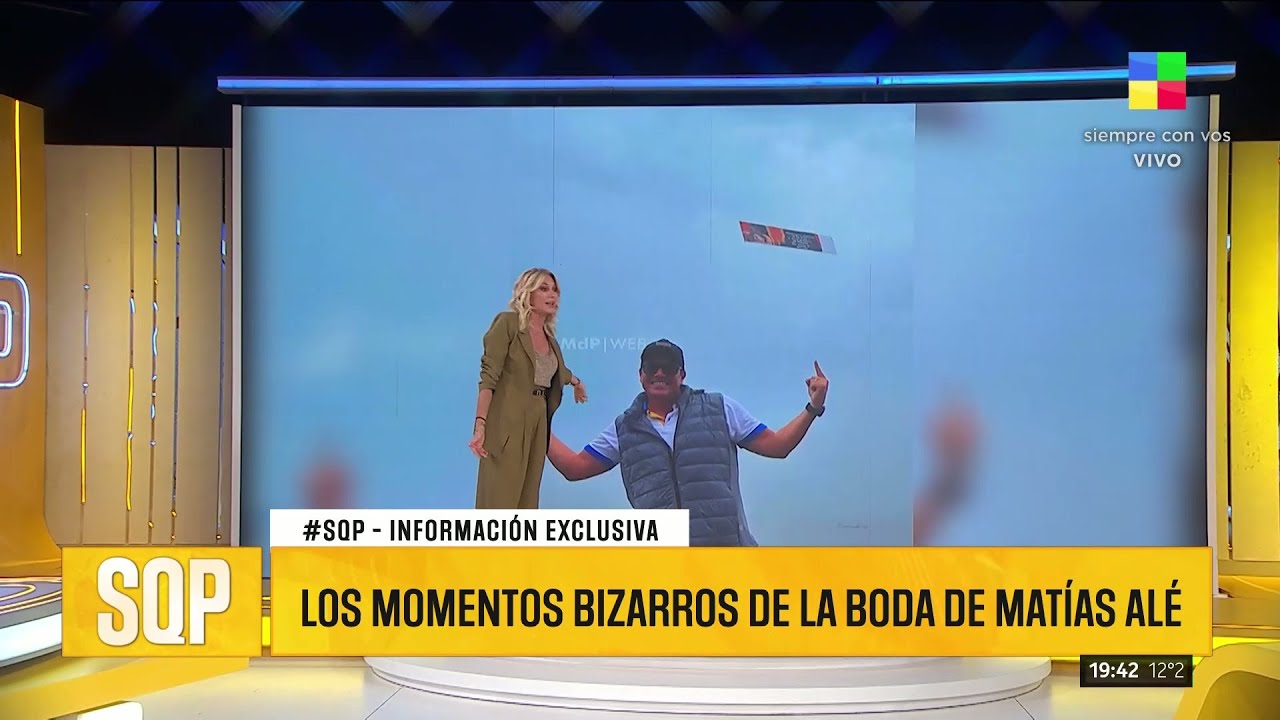😬 LOS MOMENTOS BIZARROS DE LA BODA DE MATÍAS ALÉ Y MARTINA VIGNOLO