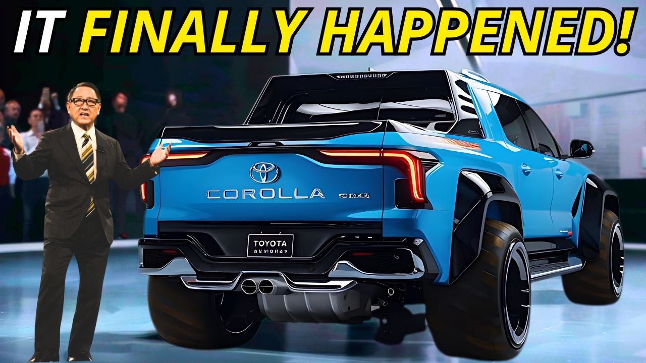 NEW 2025 Toyota Corolla Pickup Unveiled! - CHEAP + POWERFULL