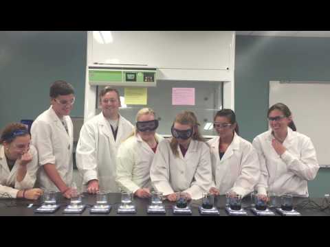 Iodine Clock Reaction Timed to Tchaikovsky's Russian Dance from The Nutcracker