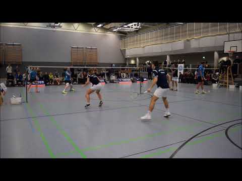 17.12.17, 2. BuLi Badminton, 2017/18: BW Wittorf 2 - BC Hohenlimburg 1 / Verrückter Ballwechsel