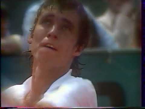 Bjorn Borg vs Ivan Lendl FINALE Roland Garros 1981 deuxième set (2 sur 5)