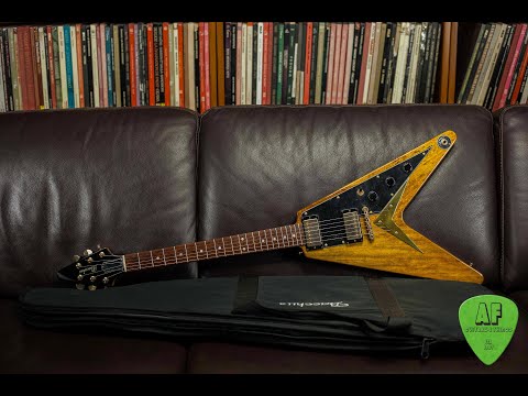 Bacchus Flying V BFV-MG 2014 Mango Wood Natural -VIDEO- | Reverb
