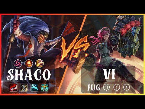 SHACO vs VI (JUNGLE) SHACO MONTAGE