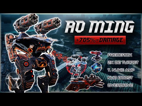 PULVERIZED! +705% Damage Arbiter Ao Ming w/ Nuo Link – War Robots Titan Gameplay
