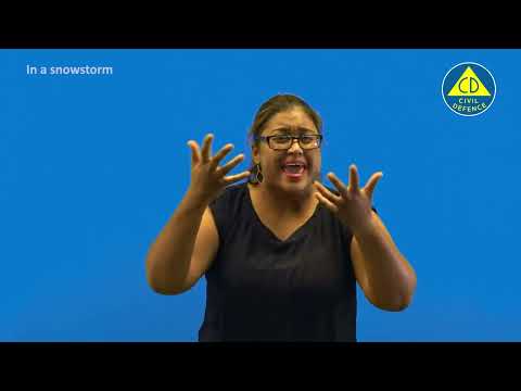 How to Sign Rain, Snow in NZSL
