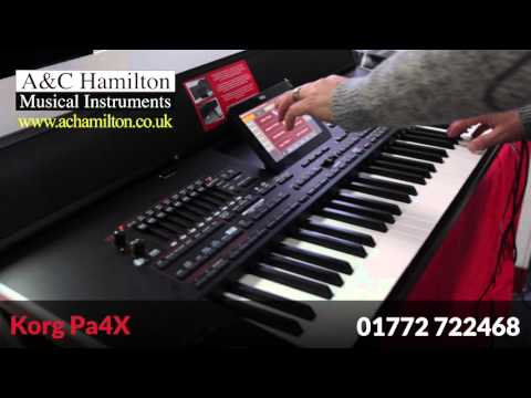 KORG Pa4X (Pa4X 2015) Demo - First Look - Sound, Styles & Rhythms