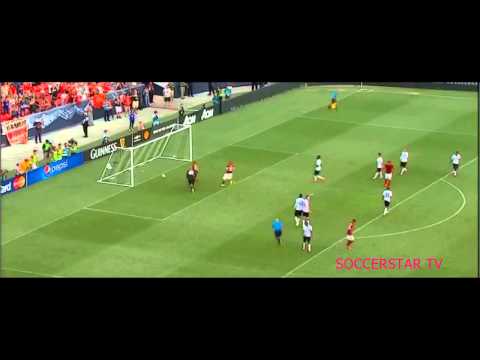 Totti Penalty Goal - Manchester United Vs AS Roma 3-2 27/07/2014