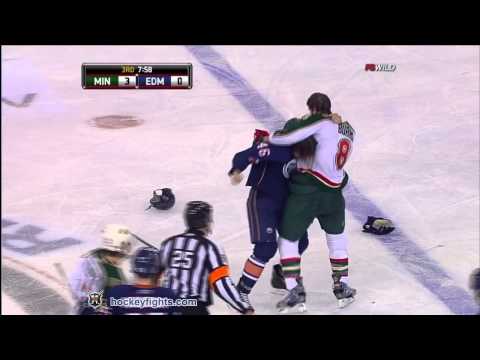 Brent Burns vs Zack Stortini