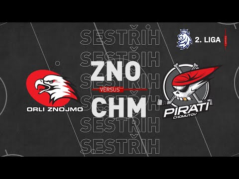 SESTŘIH 1. semifinále 2. ligy: Orli Znojmo vs Piráti Chomutov 4:3