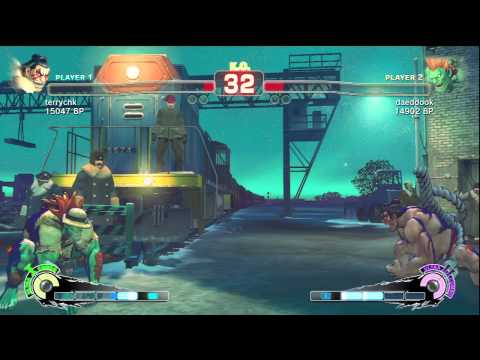 SSF4: terrychk (Honda) VS daeddook (Blanka)