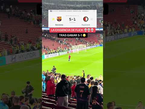 LA EXIGENCIA DE FLICK AL ACABAR EL PARTIDO