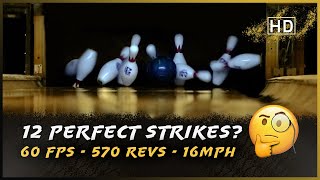 12 Perfect Bowling Strikes in Super Slow Motion - Which Was The Best?