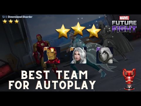 Best Team for Dispatch Auto Play ! 80 Level Iron Man & Moon Knight in Dispatch Marvel Future Fight