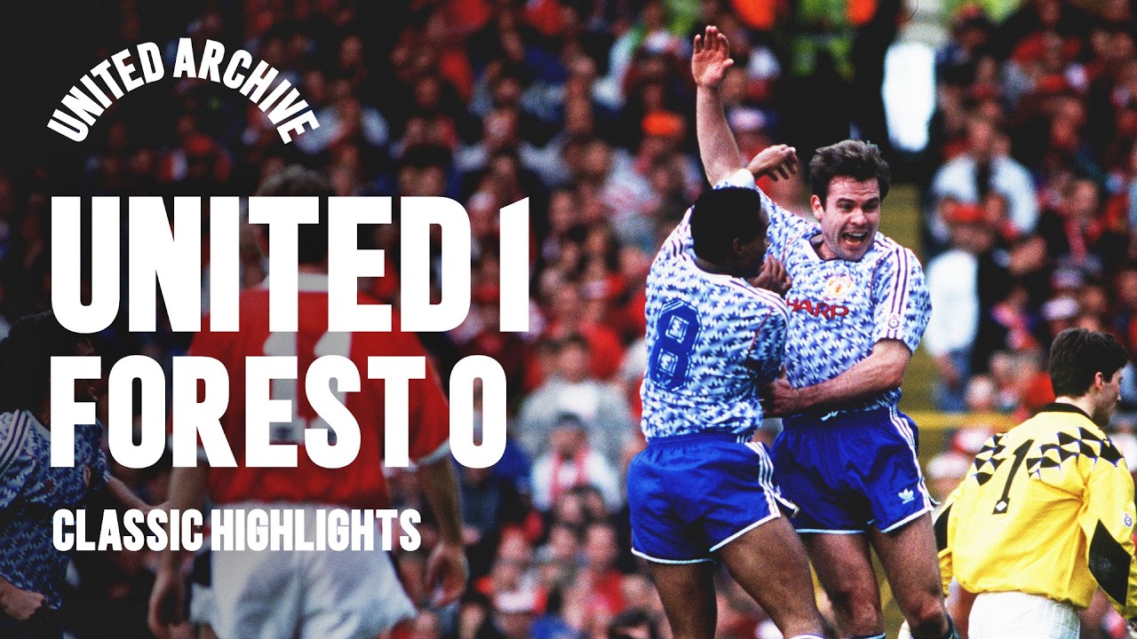 United Defeat Forest! 🏆 | 1992 League Cup Final | Classic Highlights