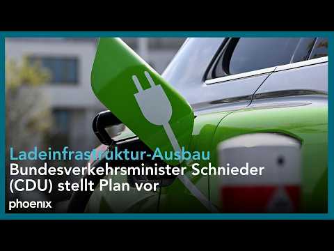 Ladeinfrastruktur-Ausbau: Bundesverkehrsminister Schnieder (CDU) stellt Plan vor | 20.11.25