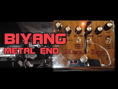 Biyang Tonefancier ME-29 Metal End High-Gain Distortion 2010s - Silver image 6