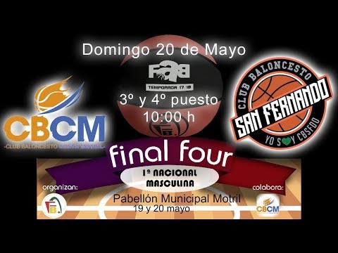 FINAL FOUR 1ª NAC MAS 2018 - CB Costa Motril - CB San Fernando