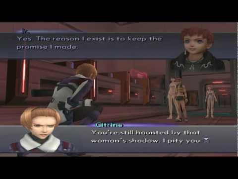 Xenosaga III HD Cutscene 250 - Rubedo and Citrine (Durandal) - ENGLISH - SWIMSUIT MODE