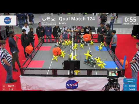 2017 VRC Math Q124 - 9727A 315 vs 8301D 7682E - 29 to 13