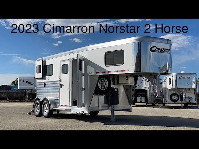 Preview image of 2023 Cimarron Norstar 2 Horse Gooseneck Warmblood youtube video