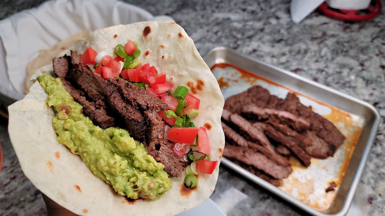 How To Make Beef Fajitas Tacos - Easy Guacamole Recipe