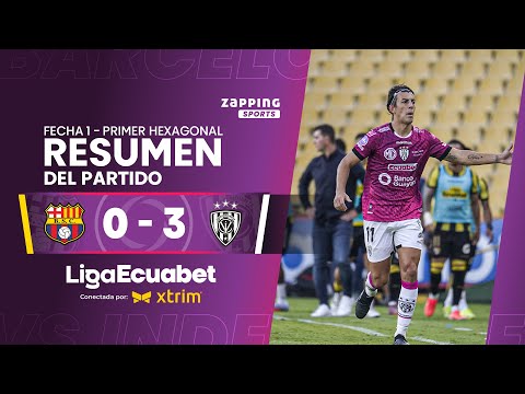 Barcelona 0-3 Independiente del Valle/ Fecha 1 - Primer Hexagonal / Liga Ecuabet conectada por Xtrim