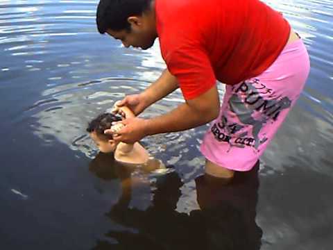 Arthur Henrique eo seu primeiro banho de RIO