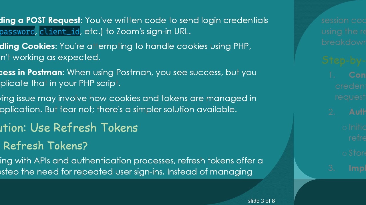 Automating Zoom API Authentication with PHP: Troubleshooting Guide