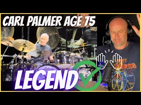 Drum Teacher Reacts – Carl Palmer (ELP) Still a Legend at 75!