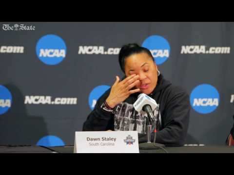 Dawn Staley and players talk tournament without Coates
