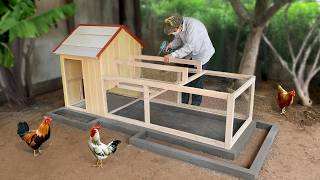 Harvest fresh eggs & veggies with DIY 2in1 chicken coop at home