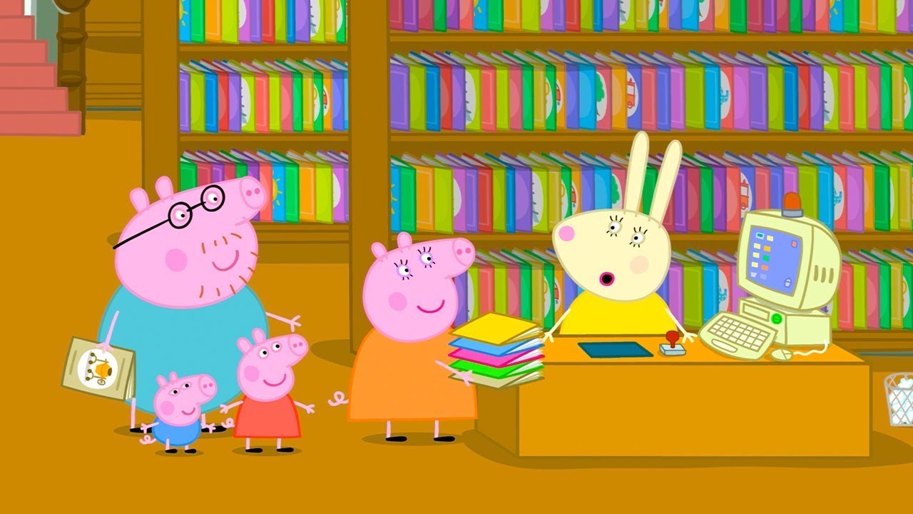 Trip To The Library 📚 | Peppa Pig Official Full Episodes