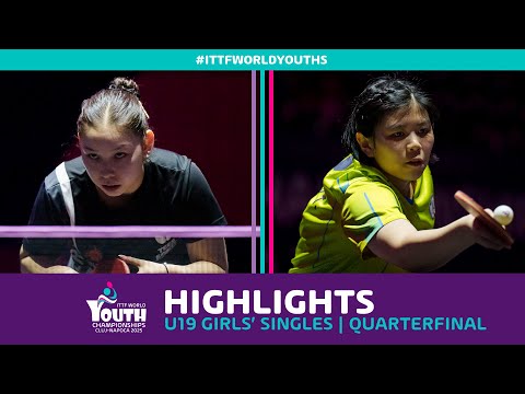 Anna Hursey vs Yeh Yi-Tian | U19 GS - QF | #ITTFWorldYouths 2025