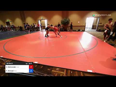 195 Lbs Rr Rnd 5 - Vikram Ostrander, New York Vs Farzad Ahmad, Bison Training Center Cd5b