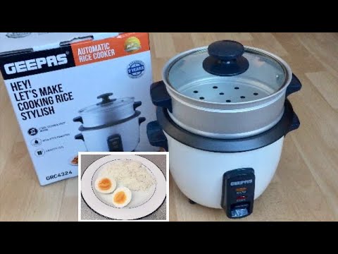 Perfect Steamed Eggs & Rice in Geepas 0.6L Rice Cooker, Unboxing | Demo | Review