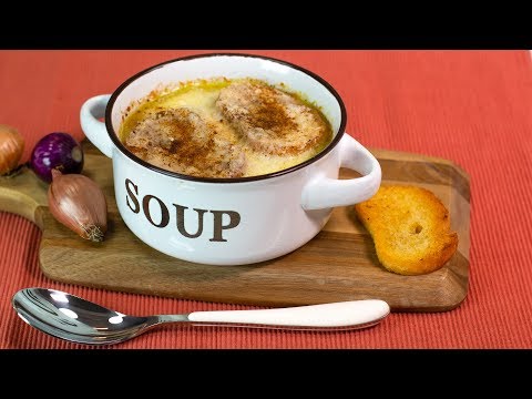 ZWIEBELSUPPE nach Art der legendären Pariser Marktfrauen