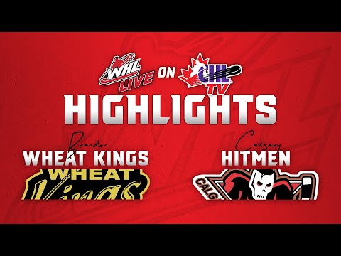 Brandon Wheat Kings at Calgary Hitmen 03/09 | WHL Highlights 2024-25
