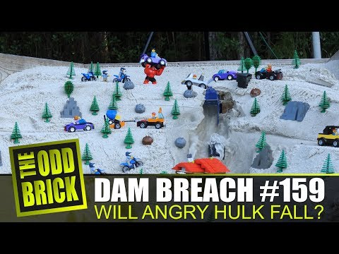 LEGO Dam Breach #159 - Will Angry Hulk Fall?