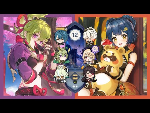 4 star only! Hyperbloom Kuki │Overload Team [3.1 Spiral Abyss - Floor 12 - 9 Stars] [Genshin Impact]