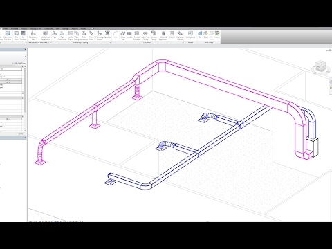 Beginner Tutorial (Revit 2017) - Creating an HVAC System